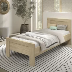 Vipack Sam Bed - 90 x 200 cm - Eik