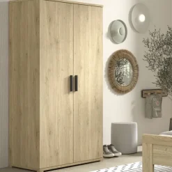 Vipack Sam 2-Deurs Kledingkast - Eik