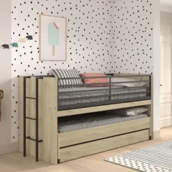 Vipack Sam Halfhoogslaper - Eiken