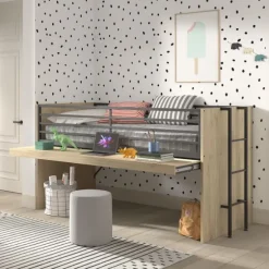 Vipack Sam Halfhoogslaper - Eiken