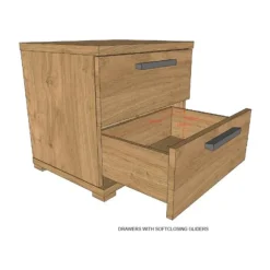 Vipack Sam Nachtkastje - Eik