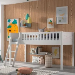 Vipack Scott Hoogslaper - Schuine Ladder - Wit