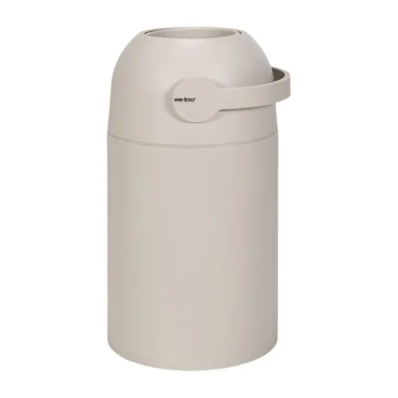 We-Too Telescopische Luieremmer Slim - Oatmeal | Deksel Slim | Luiermmerzakken XL