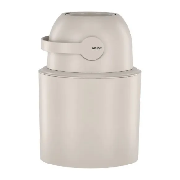 We-Too Telescopische Luieremmer Slim - Oatmeal | Deksel Slim | Luiermmerzakken XL