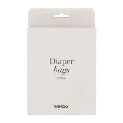 We-Too Telescopische Luieremmer Slim - Oatmeal | Deksel Slim | Luiermmerzakken XL