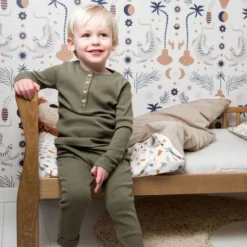 Witlof For Kids Flower Powder Dekbedovertrek 100 x 135 cm