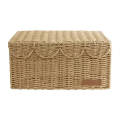 Witlof For Kids Mandje Met Deksel - Geweven