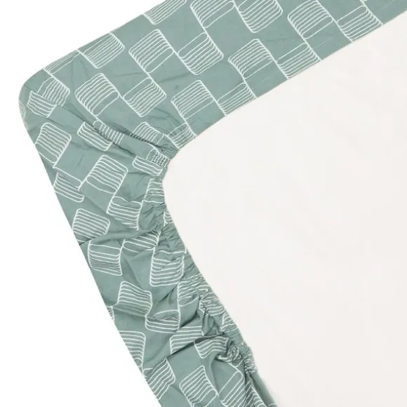 Witlof For Kids Sticky Stripes Plooien Tuck-Inn Ledikantlaken - 60 x 120 cm