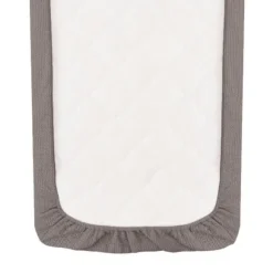 Witlof for kids Waves Tuck-Inn ledikantdeken - 60 x 120 cm - Warm Grey.