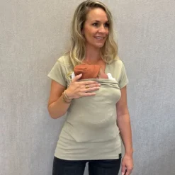 Womboo Buidelshirt Vrouw - Taupe