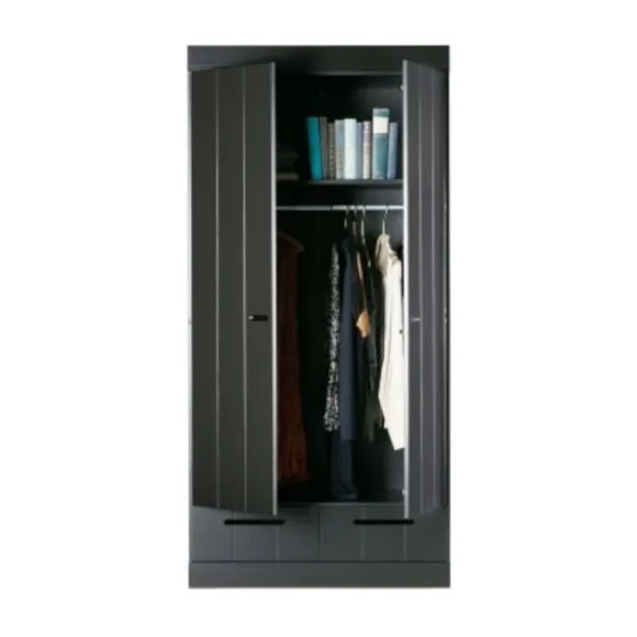 Woood Connect Kast 2-Deurs Wit