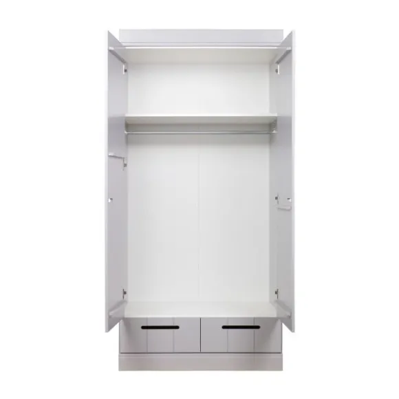 Woood Connect Kast 2-Deurs Wit