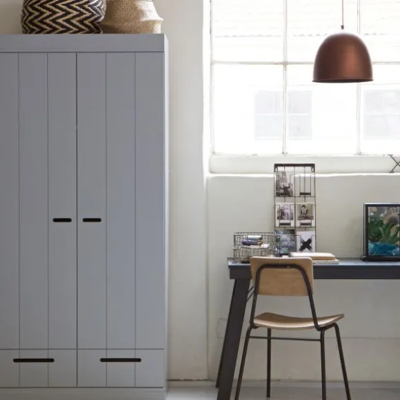 Woood Connect Kast 2-Deurs Wit