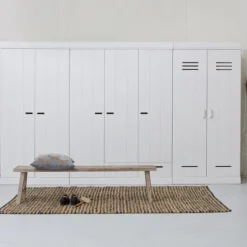 Woood Connect Kast 3-Deurs Met Lade Zwart