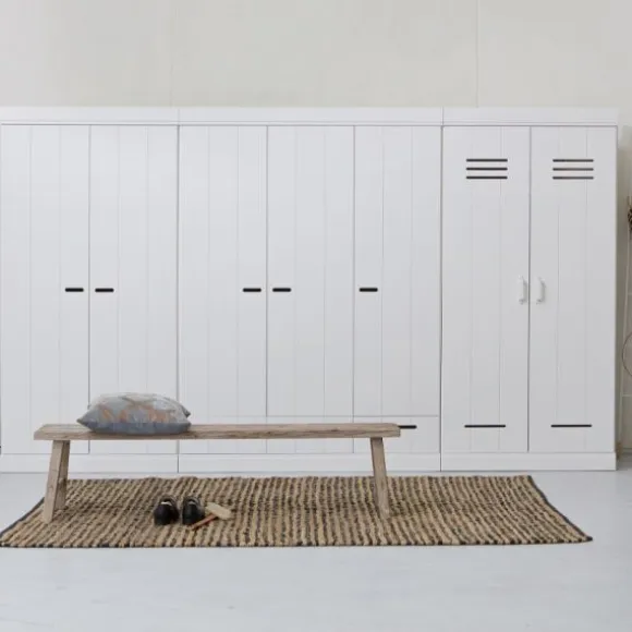 Woood Connect Kast 3-Deurs Met Lade Zwart