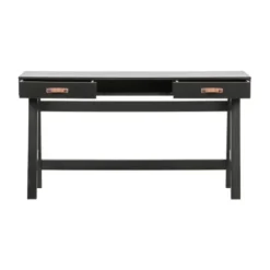 Woood Dian Bureau Grenen Diep Zwart