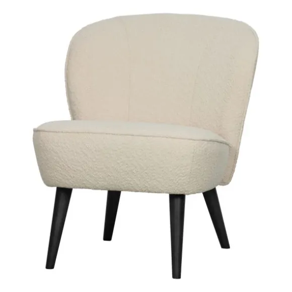 Woood Fauteuil - Sara - Bouclé Crème