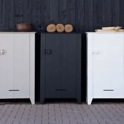 Woood Gijs Boerenkast Zwart