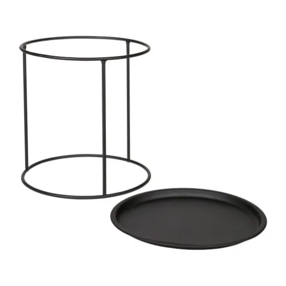 Woood Ivar Bijzettafel – Medium – Zwart