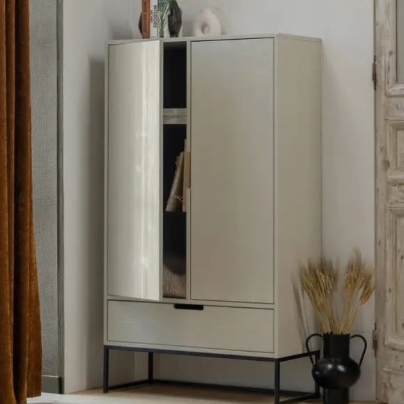 Woood Kast - Silas 2-Deurs - Grenen Dust