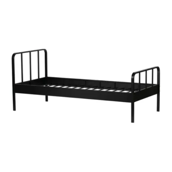 Woood Mees Bed Metaal Zwart 90 x 200 Cm
