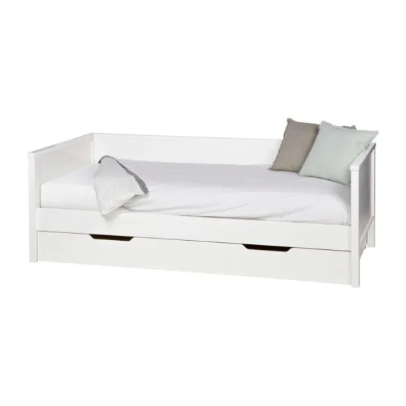 Woood Nikki & Jade Bedlade Wit 90 x 200 cm