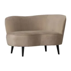 Woood Sara Fauteuil – Fluweel – Khaki