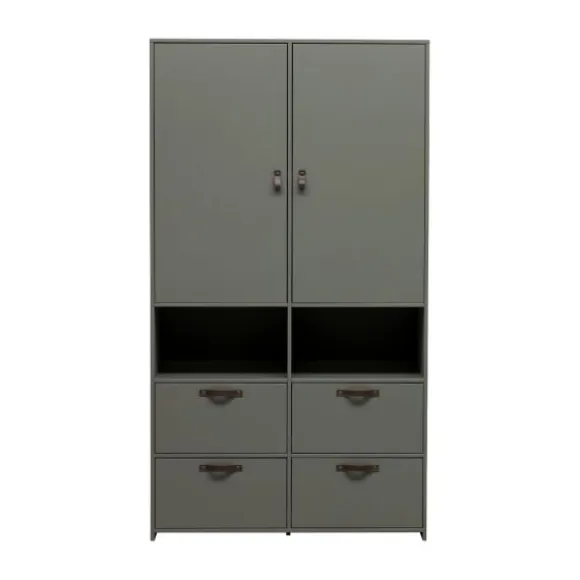 Woood Stage Kledingkast Soap Green 2-Deurs