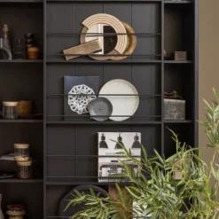 Woood Swing Schuifdeurkast – Grenen – Zwart